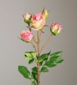 Роза кустовая розовая 48см